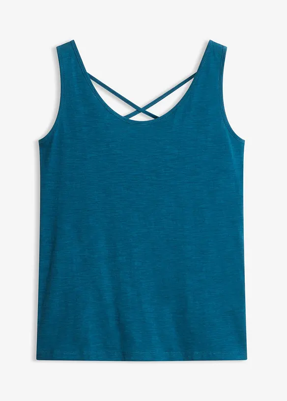 Top in jersey in puro cotone biologico, bonprix