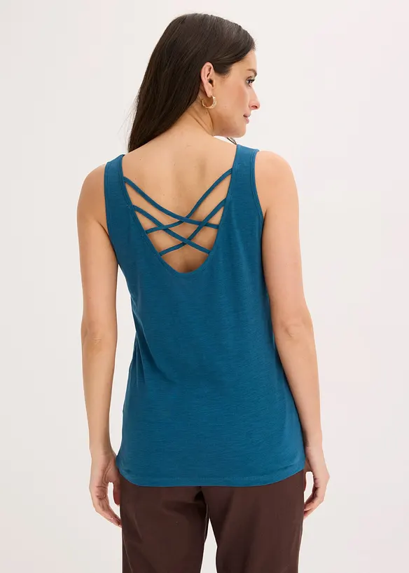 Top in jersey in puro cotone biologico, bonprix