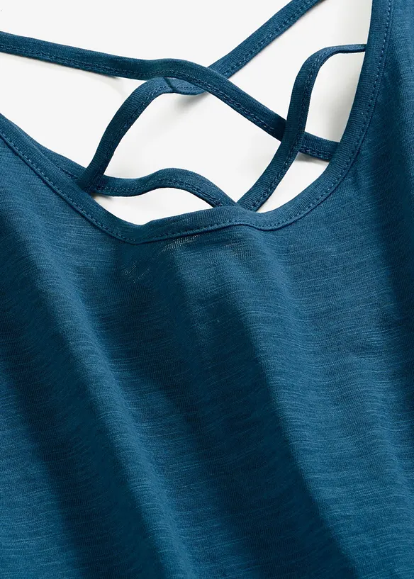 Top in jersey in puro cotone biologico, bonprix