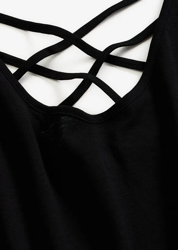 Top in jersey in puro cotone biologico, bonprix