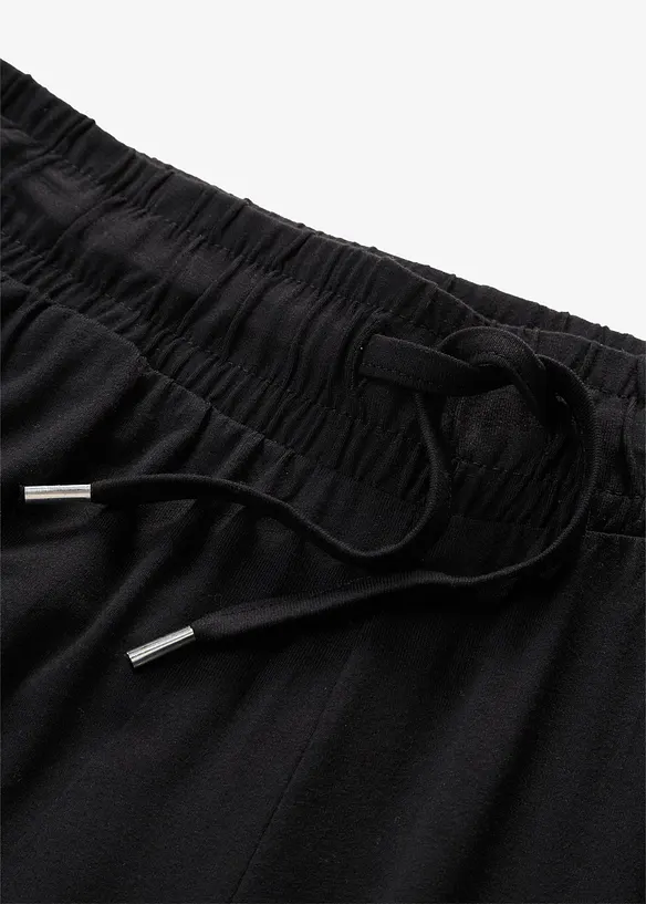 Pantaloni in jersey di misto viscosa fluente, bonprix