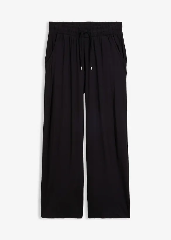 Pantaloni in jersey di misto viscosa fluente, bonprix