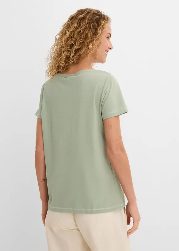 T-shirt in puro cotone, bonprix