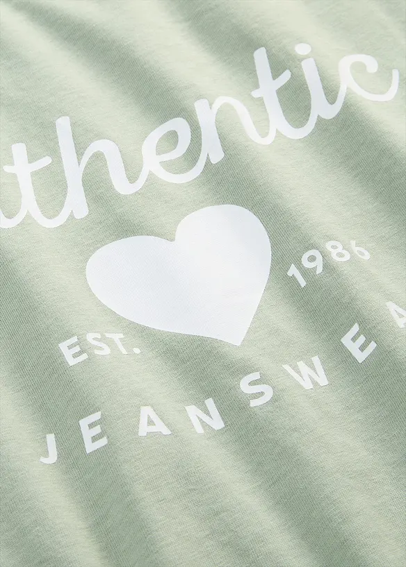 T-shirt in puro cotone, bonprix