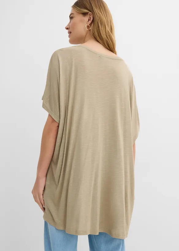 Maxi maglia in viscosa fluente, bonprix