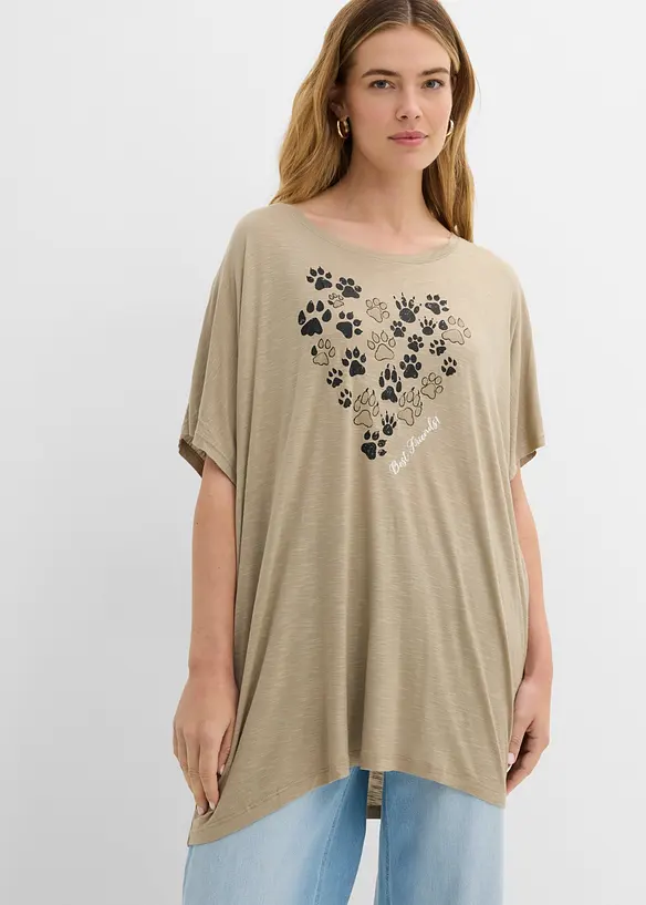 Maxi maglia in viscosa fluente, bonprix