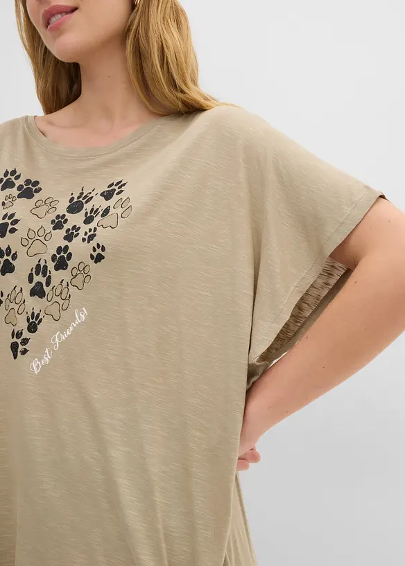 Maxi maglia in viscosa fluente, bonprix