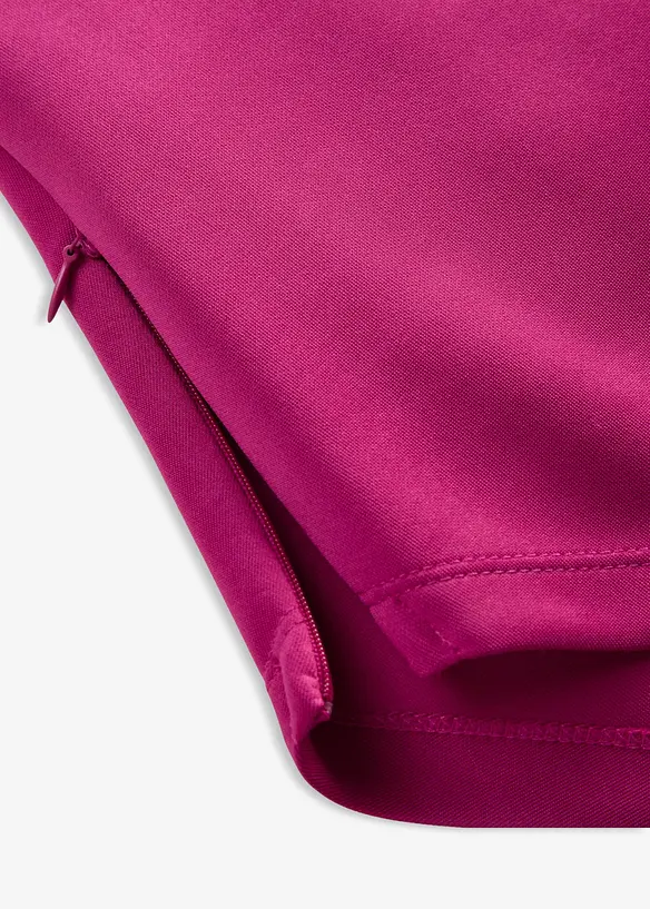 Top asimmetrico effetto neoprene, bonprix