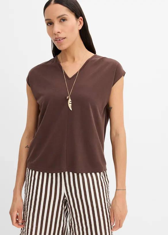 Maglia in piquet di viscosa, bonprix