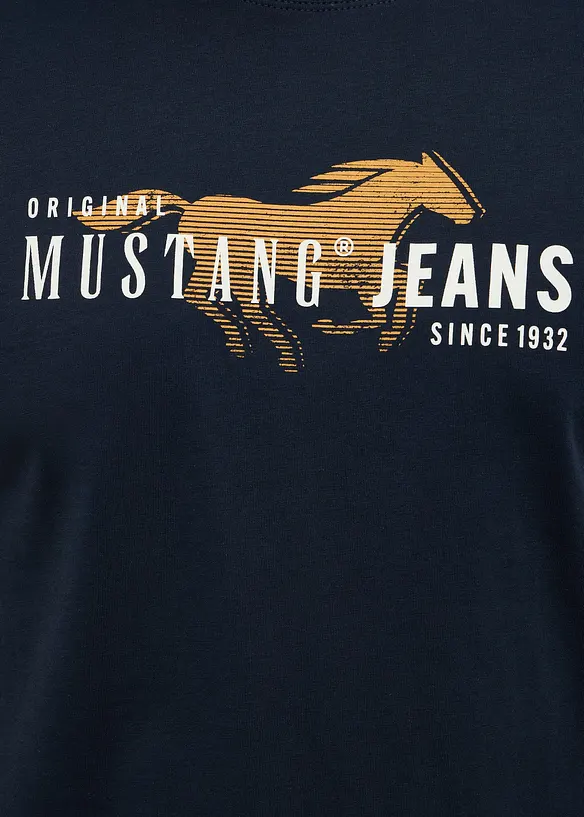 T-shirt Alex Mustang in puro cotone biologico, Mustang Jeans