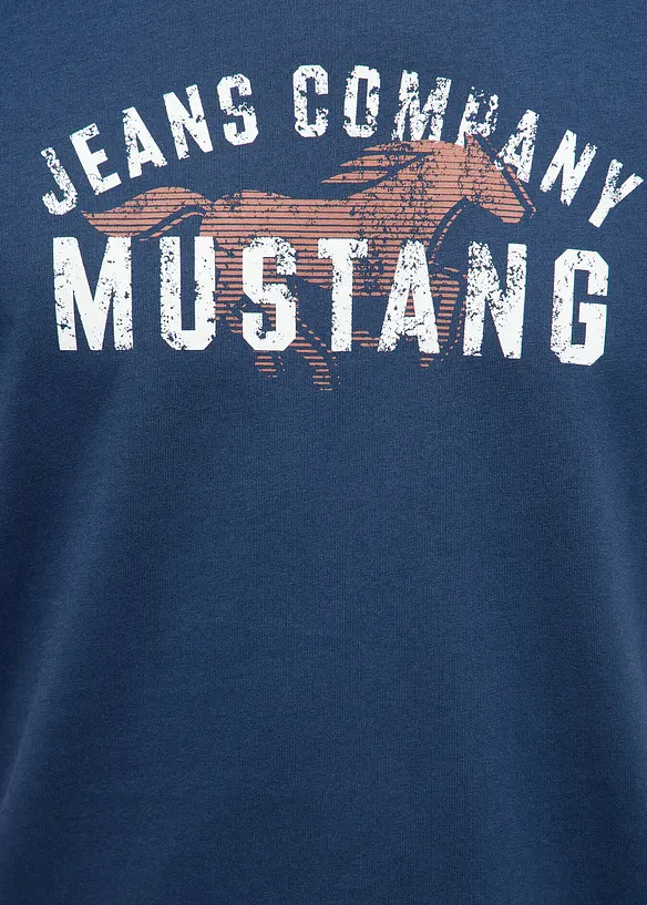 T-shirt Austing Mustang in puro cotone biologico, Mustang Jeans