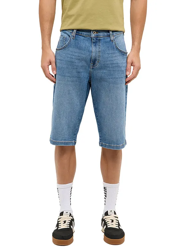 Bermuda Mustang elasticizzati in denim, straight, Mustang Jeans