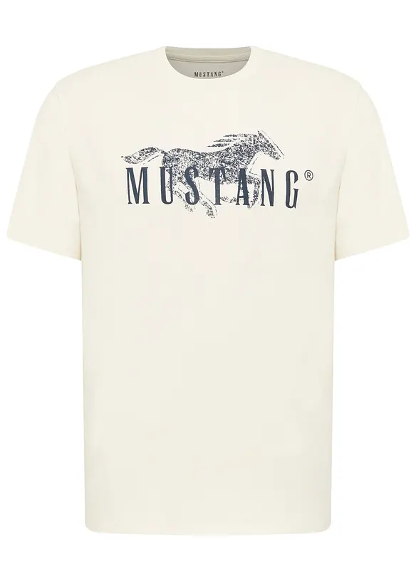 T-shirt Austing Mustang in puro cotone biologico, Mustang Jeans