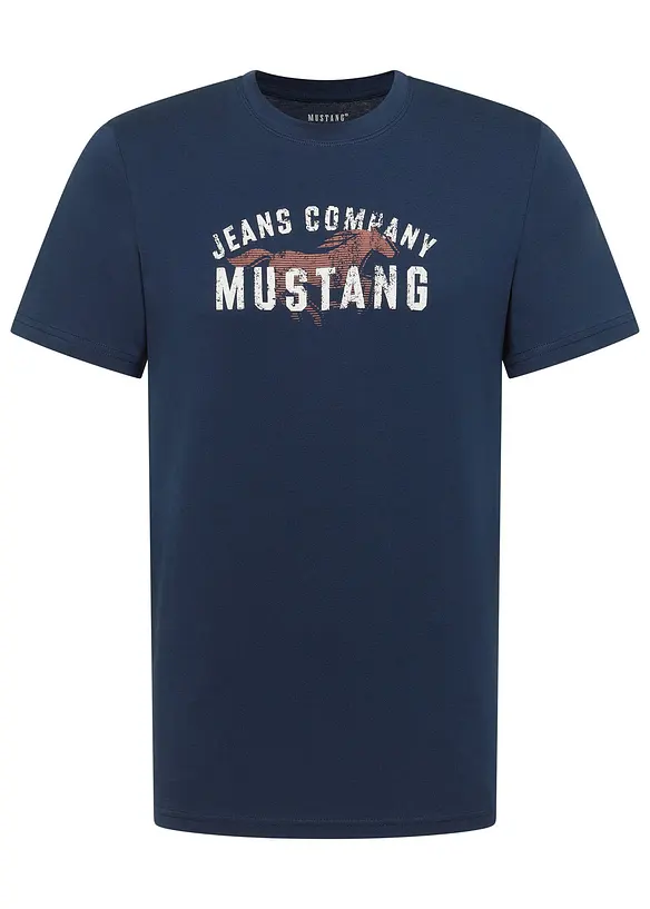 T-shirt Austing Mustang in puro cotone biologico, Mustang Jeans