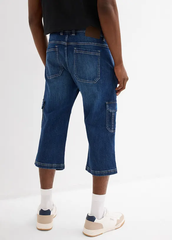 Jeans cargo a pinocchietto regular fit, straight, bonprix