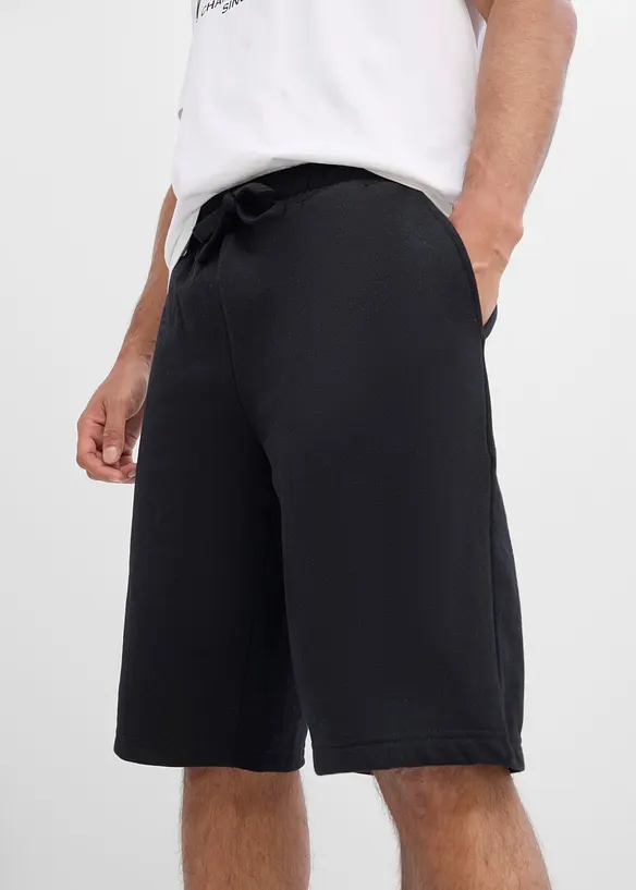 Bermuda in felpa loose fit (pacco da 2), bonprix
