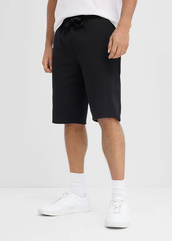 Bermuda in felpa loose fit (pacco da 2), bonprix