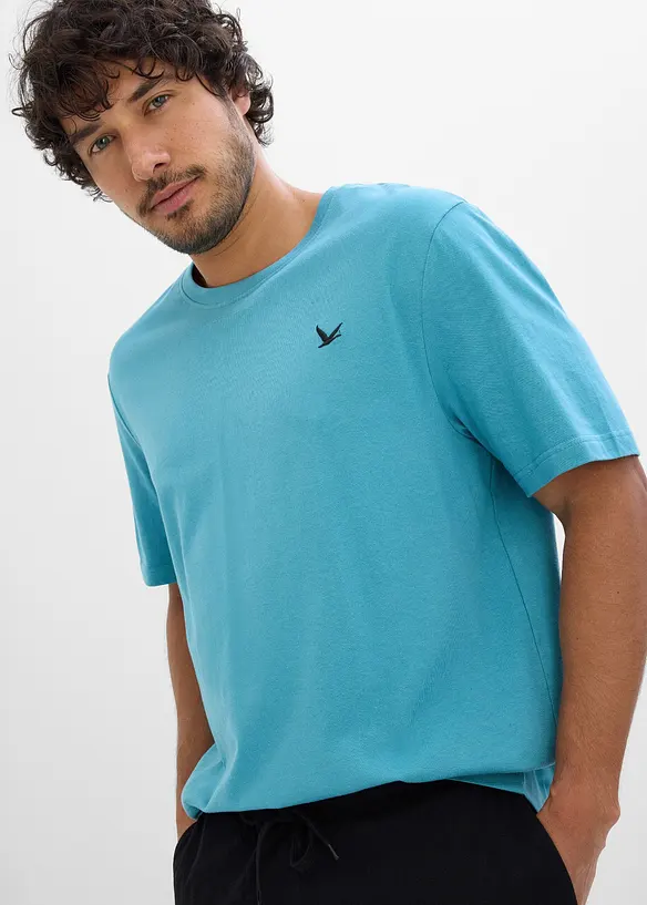 T-shirt e pantaloni corti in maglina (set 2 pezzi), bonprix