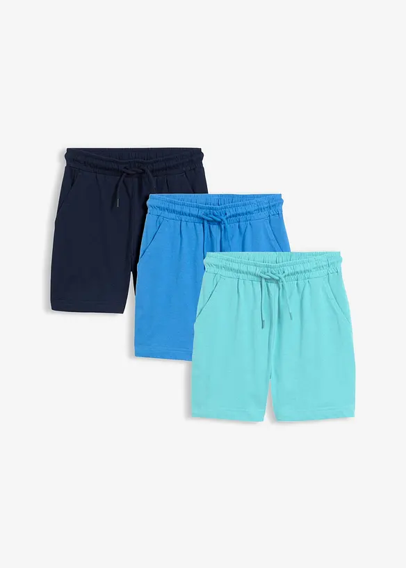 Bermuda in jersey di puro cotone (pacco da 3), bonprix
