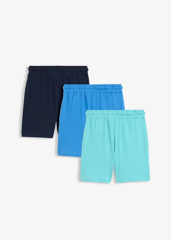 Bermuda in jersey di puro cotone (pacco da 3), bonprix