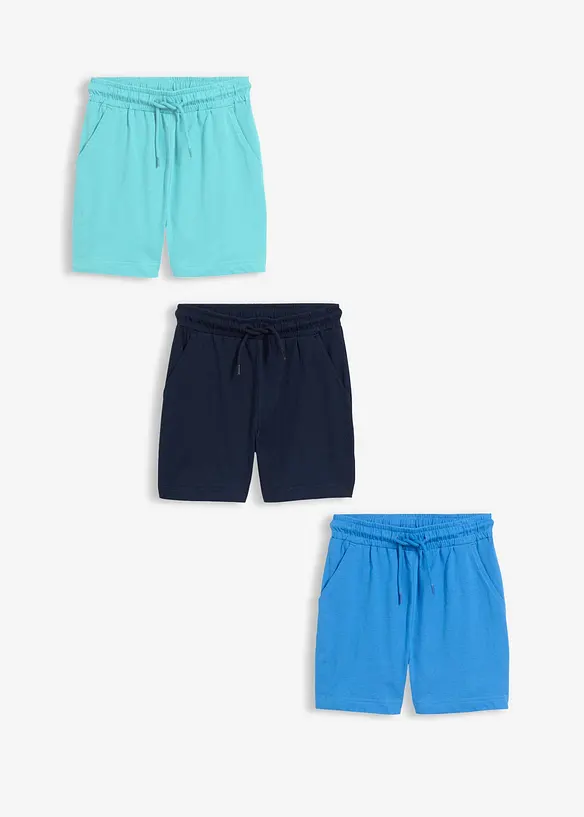 Bermuda in jersey di puro cotone (pacco da 3), bonprix