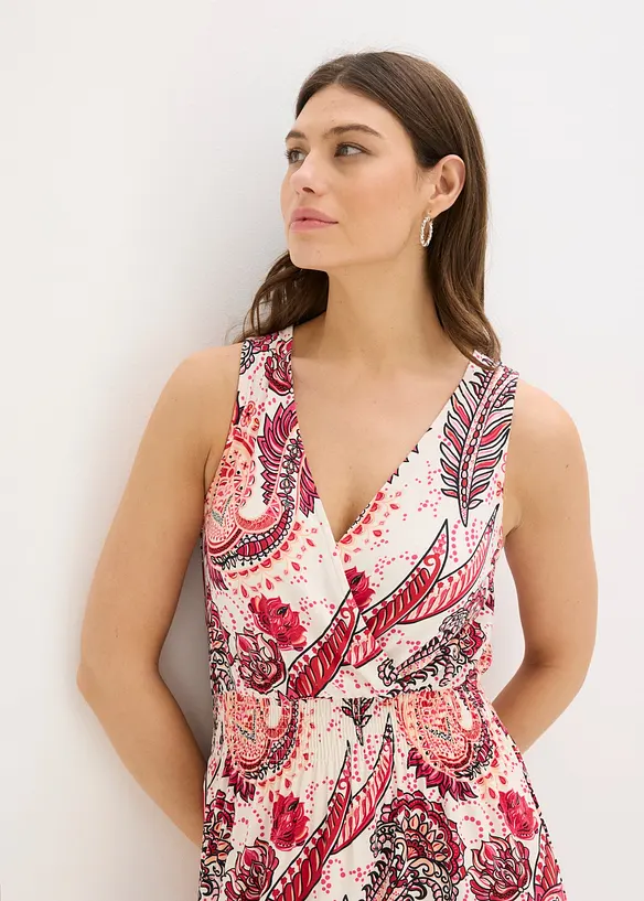 Abito lungo in misto viscosa morbido, bonprix