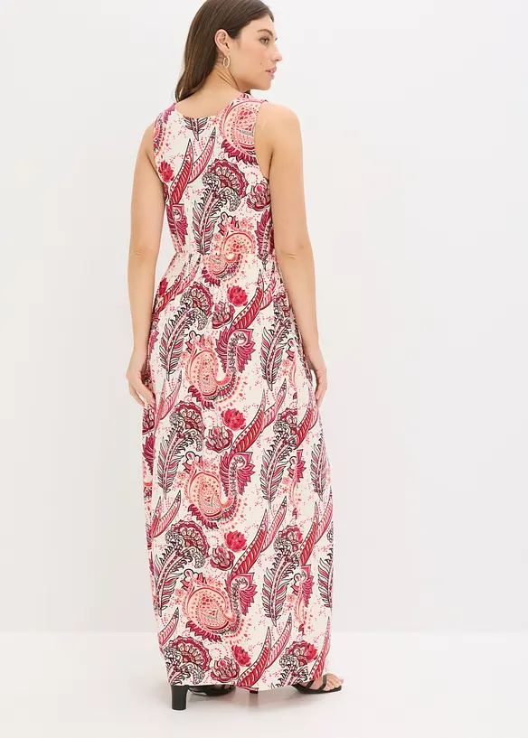 Abito lungo in misto viscosa morbido, bonprix