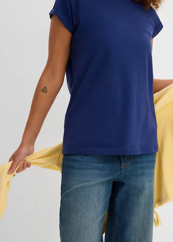 T-shirt in puro cotone, bonprix