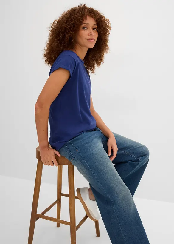 T-shirt in puro cotone, bonprix