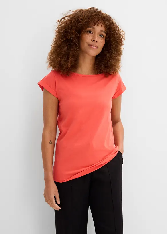 T-shirt in puro cotone, bonprix