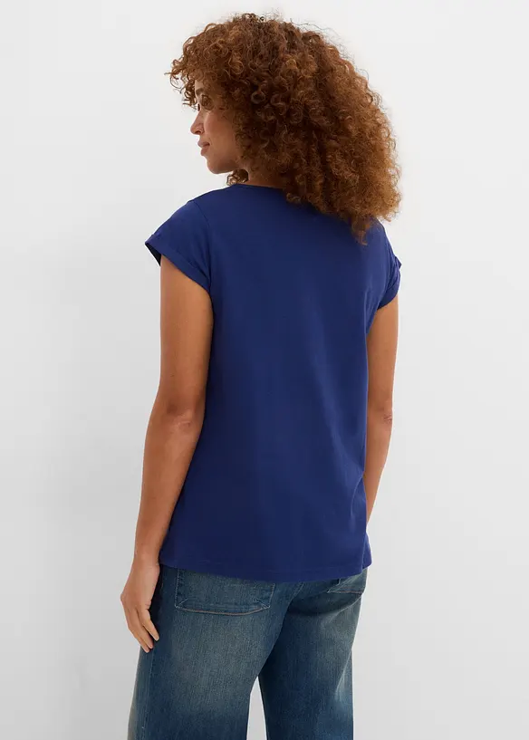 T-shirt in puro cotone, bonprix