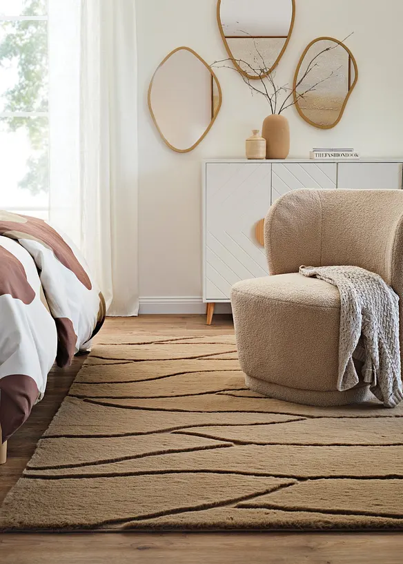 Tappeto con struttura a rilievo, bonprix