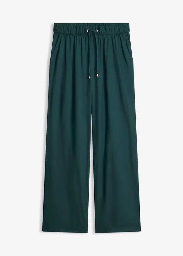 Pantaloni  in viscosa con elastico in vita, bonprix