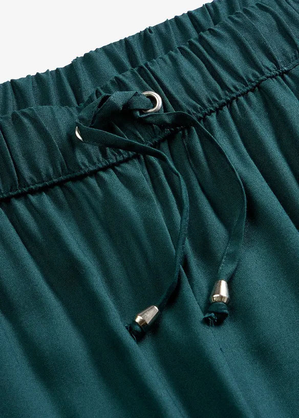 Pantaloni  in viscosa con elastico in vita, bonprix