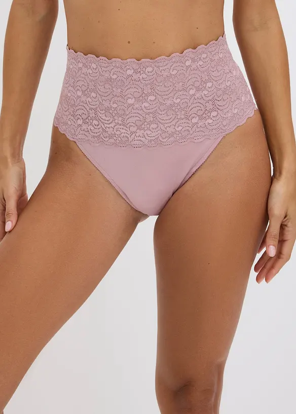 Perizoma con effetto modellante medio (pacco da 2), bonprix