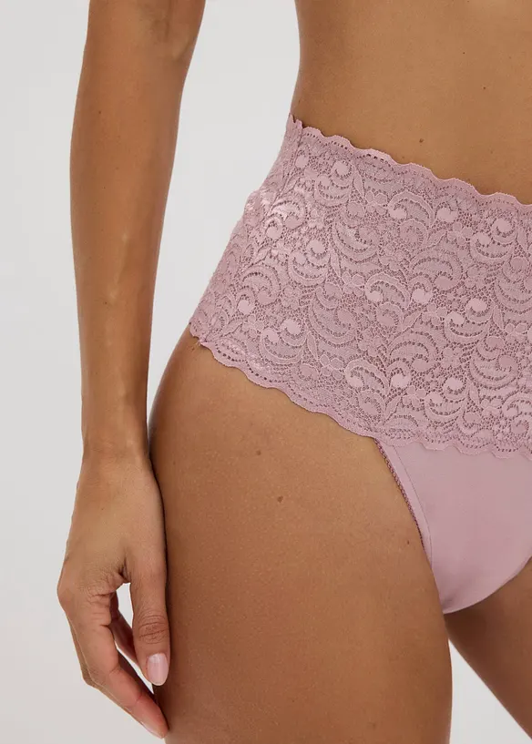 Perizoma con effetto modellante medio (pacco da 2), bonprix