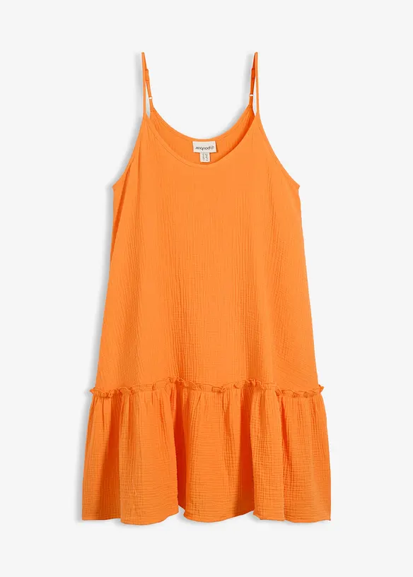 Abito in mussola con spalline, bonprix