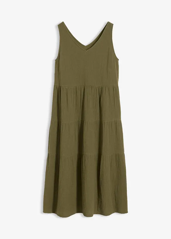 Abito in mussola di puro cotone, bonprix