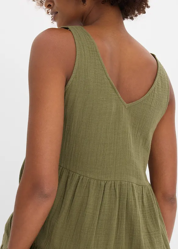 Abito in mussola di puro cotone, bonprix