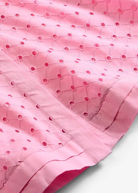 Camicetta con ricami traforati, bonprix