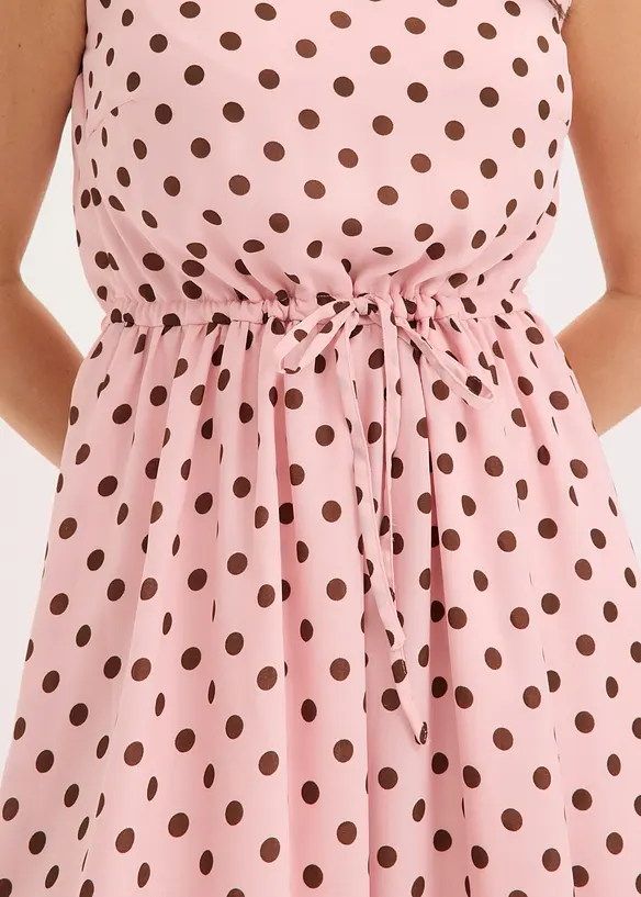 Abito midi con laccetto da annodare, bonprix