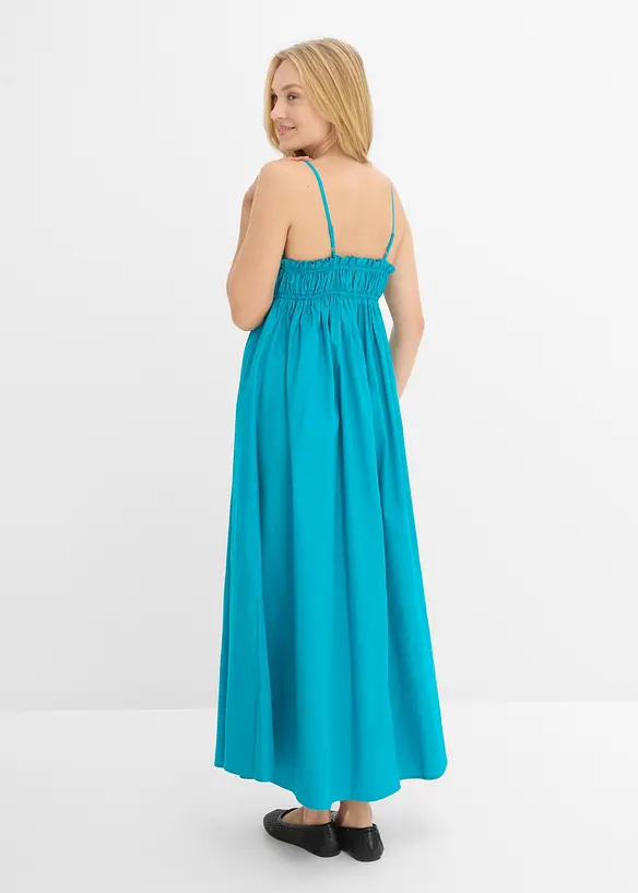 Abito con spalline in puro cotone biologico, bonprix