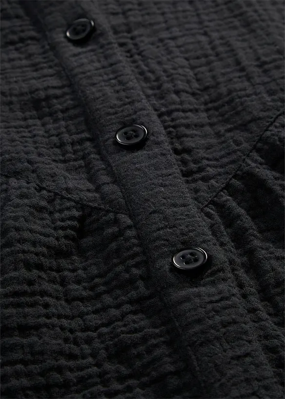 Blusa a maniche corte in mussola ariosa, bonprix