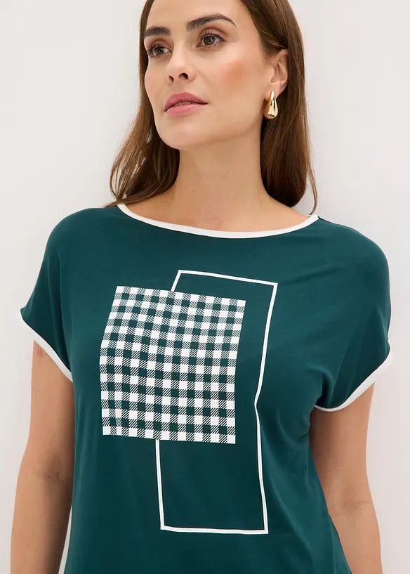 Maglia con bordi a contrasto, bonprix