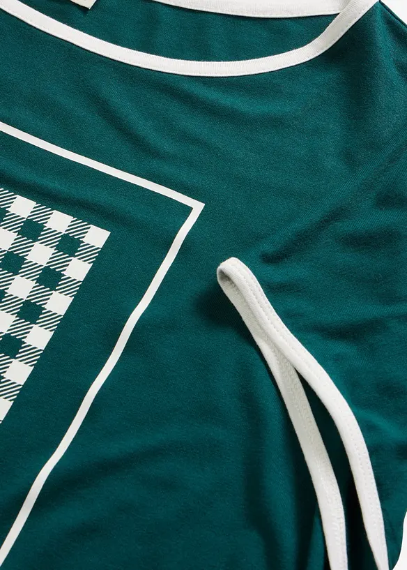 Maglia con bordi a contrasto, bonprix