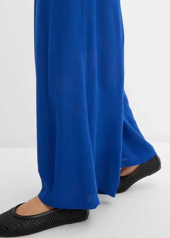 Pantaloni in viscosa fluida con elastico in vita, bonprix