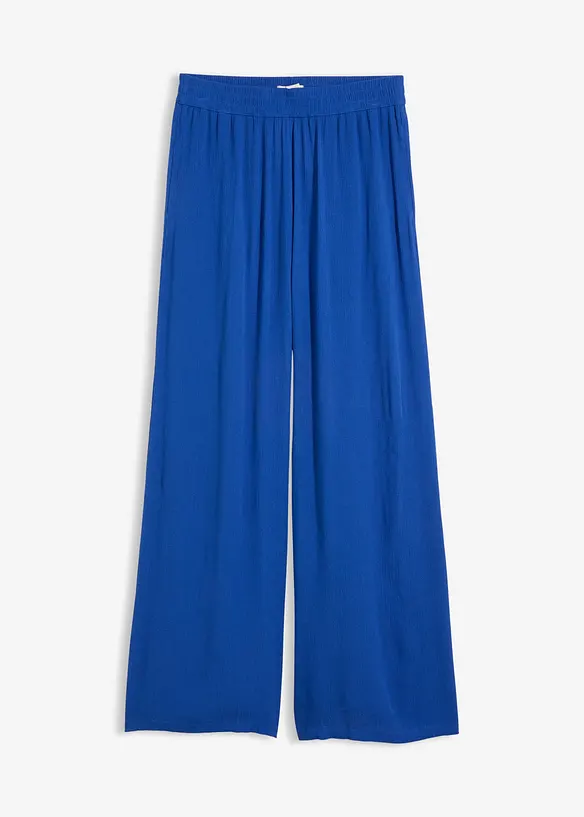 Pantaloni in viscosa fluida con elastico in vita, bonprix