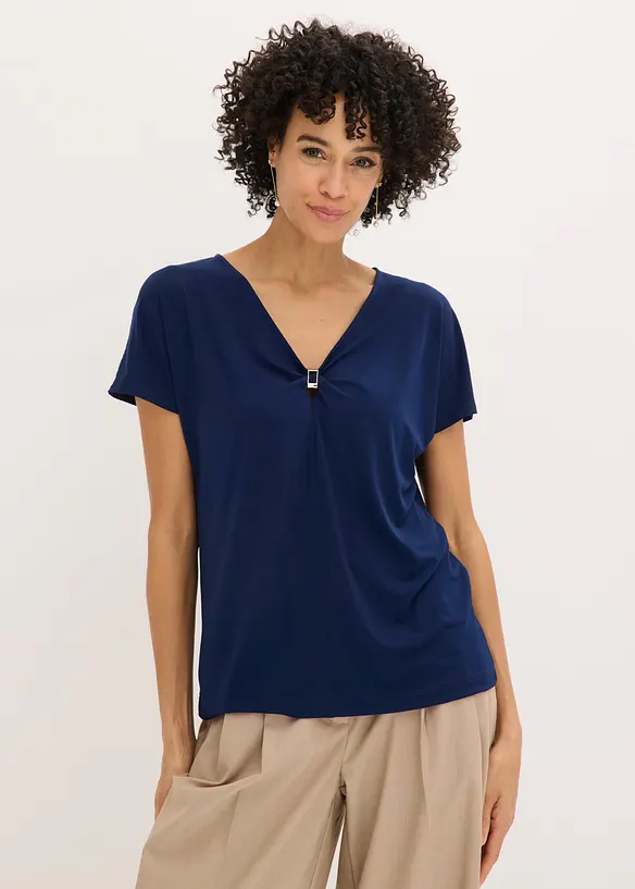 Maglia con anello decorativo, bonprix