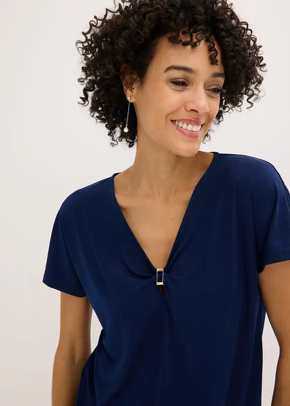 Maglia con anello decorativo, bonprix