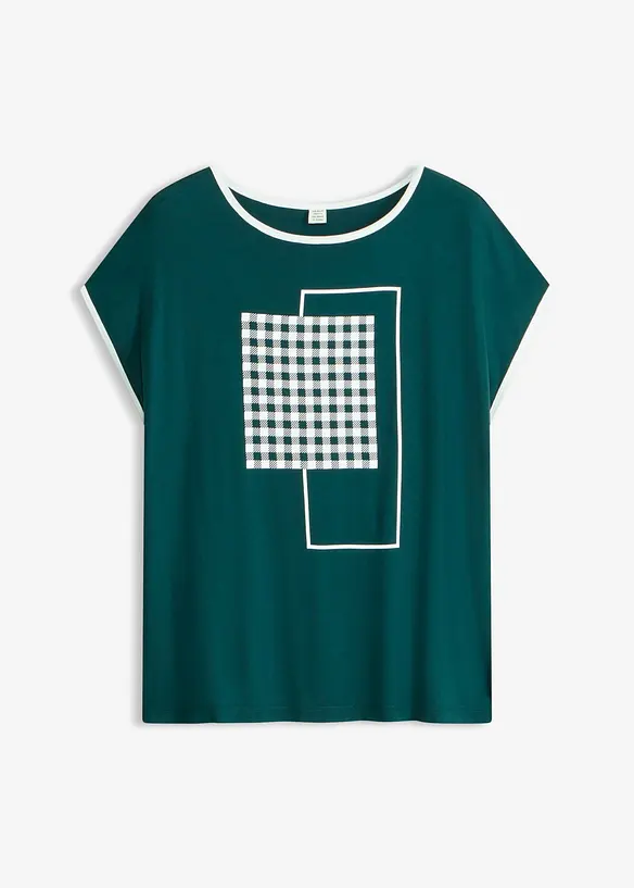 Maglia con bordi a contrasto, bonprix